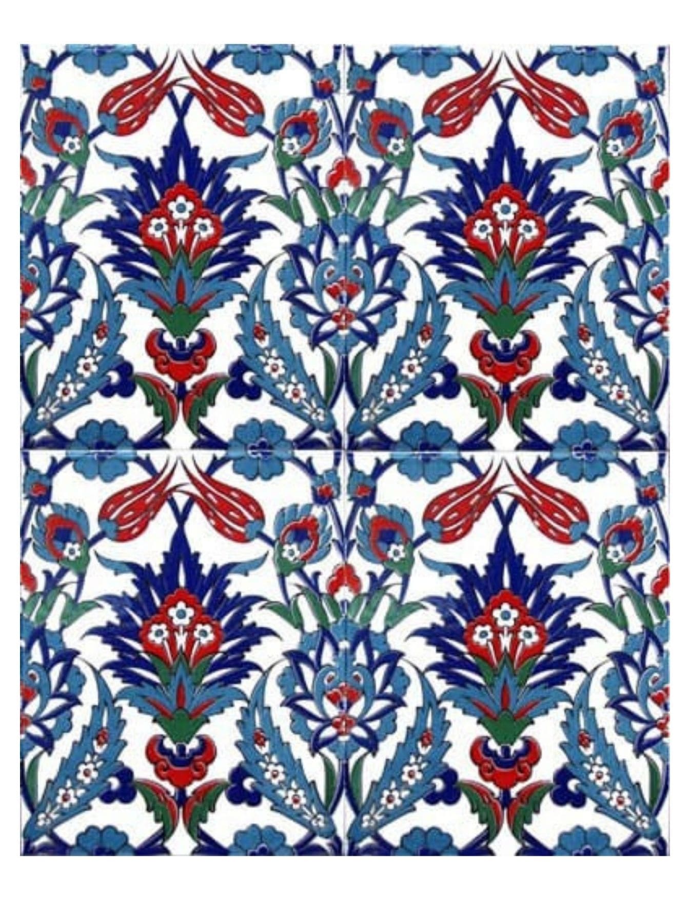 Kütahya Çini Seramik 20x25 - 11 - Cami Çini Modelleri Fiyatları 20x25