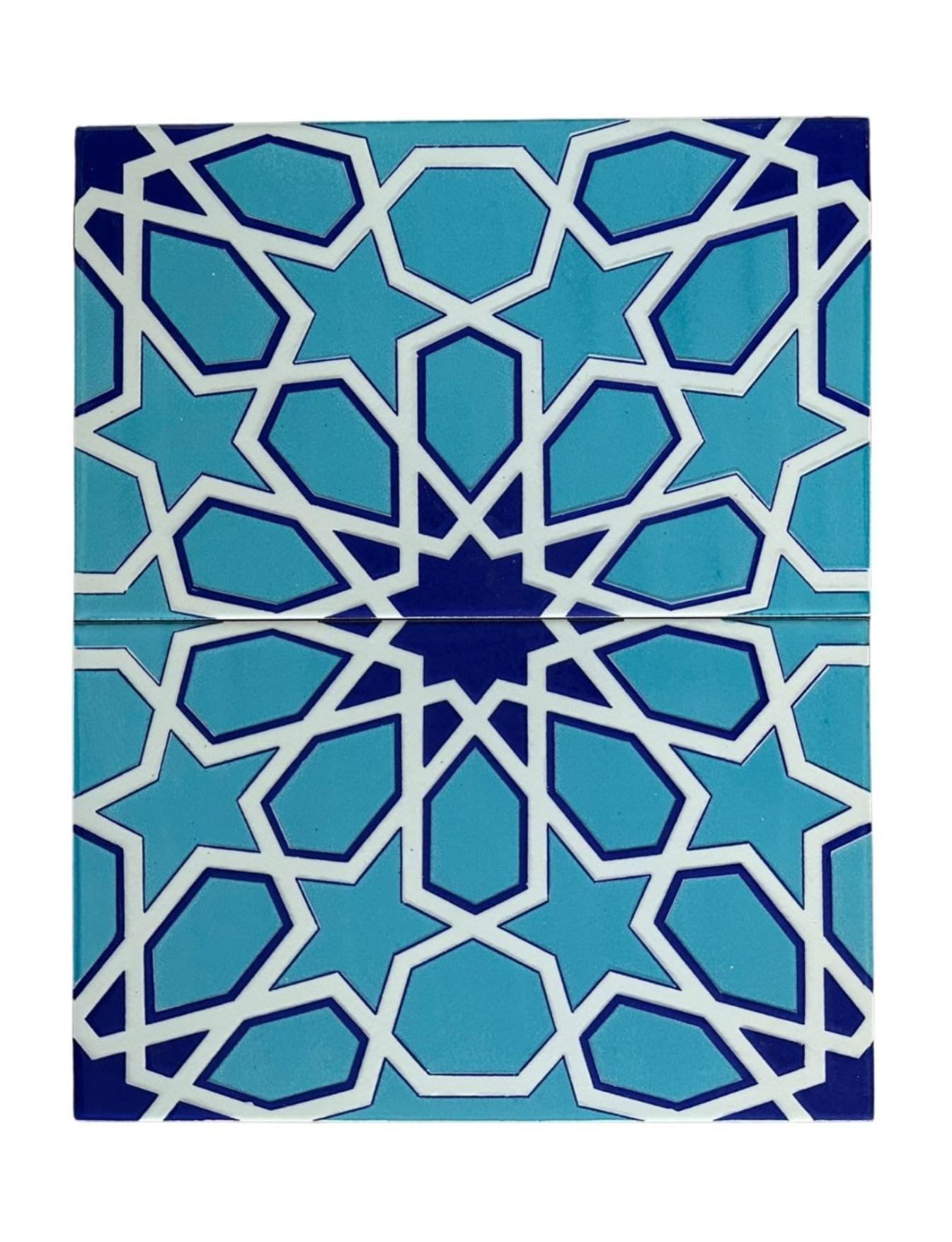 Tarihi Cami Çinileri 25x40 - 13 - Selçuklu Türkmen Yıldızı Kütahya Çini Dekorasyon