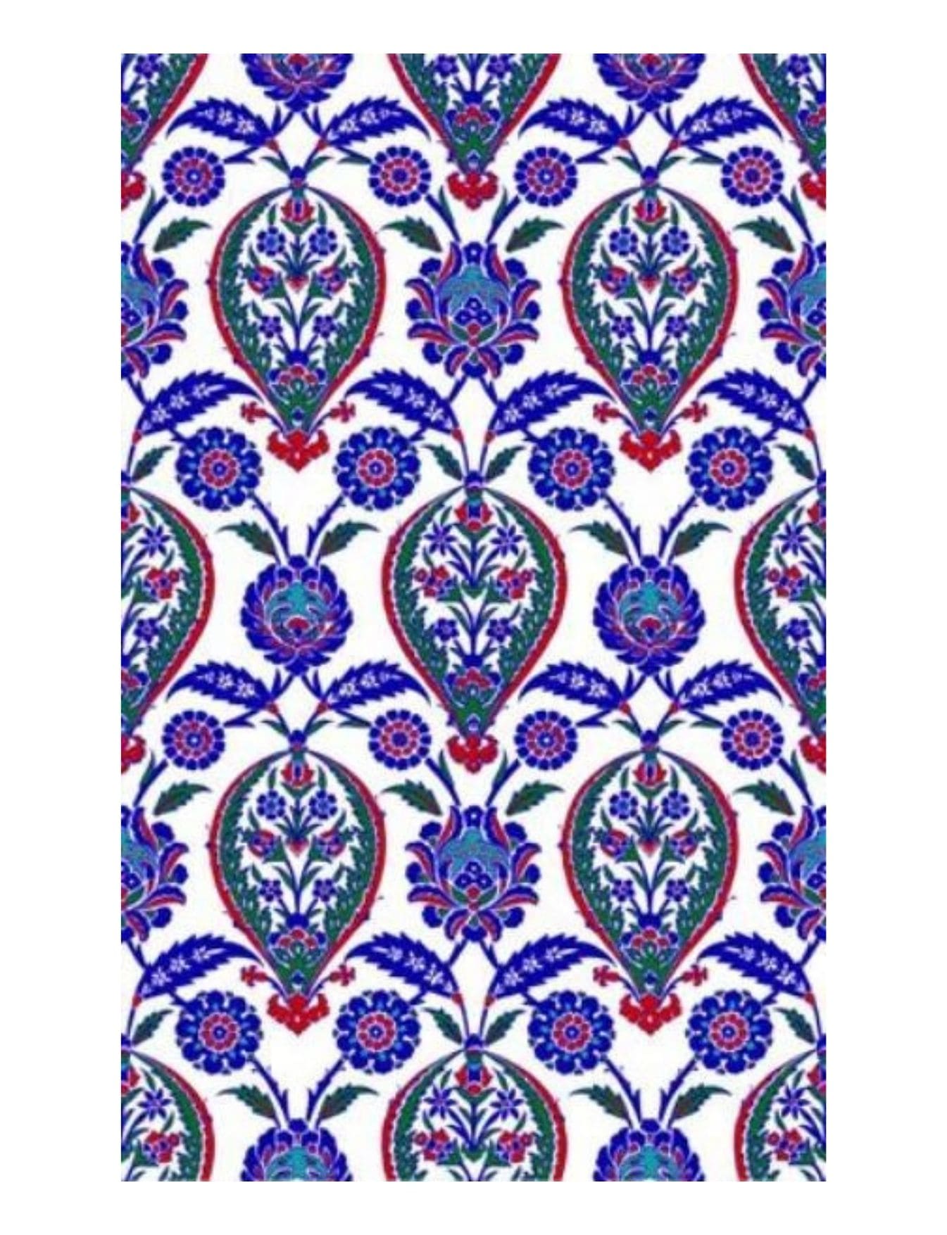Tarihi Cami Çinileri 25x40 - 03 - İznik Cami Çini Seramik Modelleri