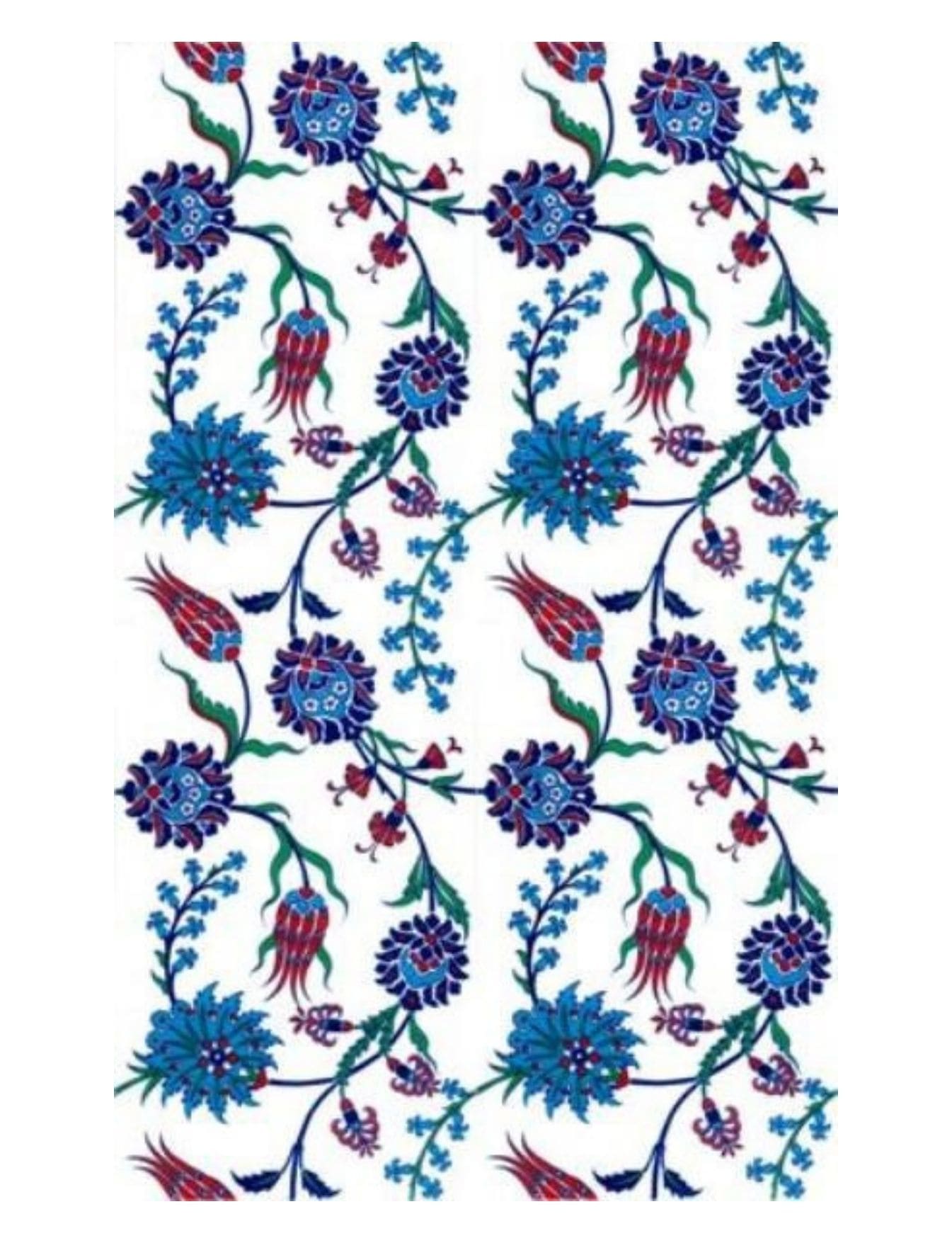 Tarihi Cami Çinileri 25x40 - 07 - Cami Fayans Metrekare Fiyatları