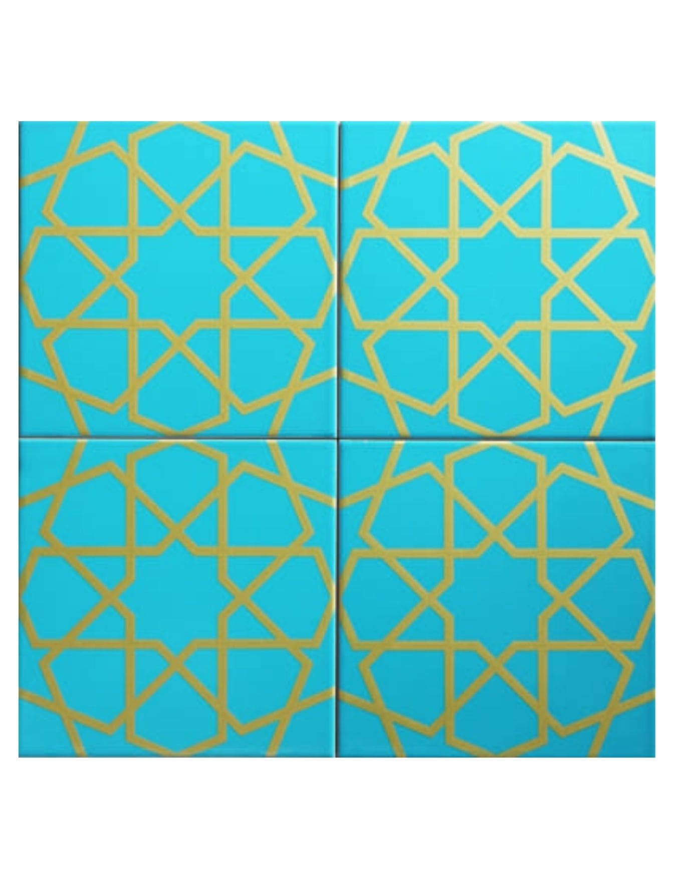 Çini Seramik Modelleri 20x20 - 13 - Hamam Çinisi Selçuklu Motifli