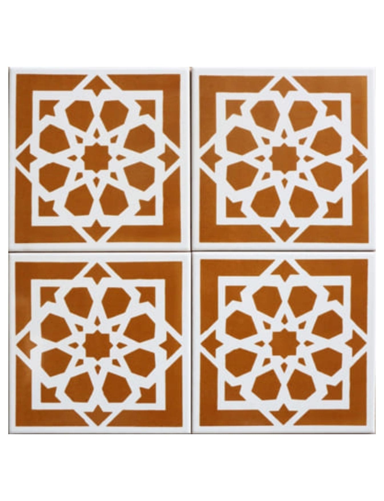 Çini Seramik Modelleri 20x20 - 15 - Kütahya Cami Çinileri Geometri Desenler