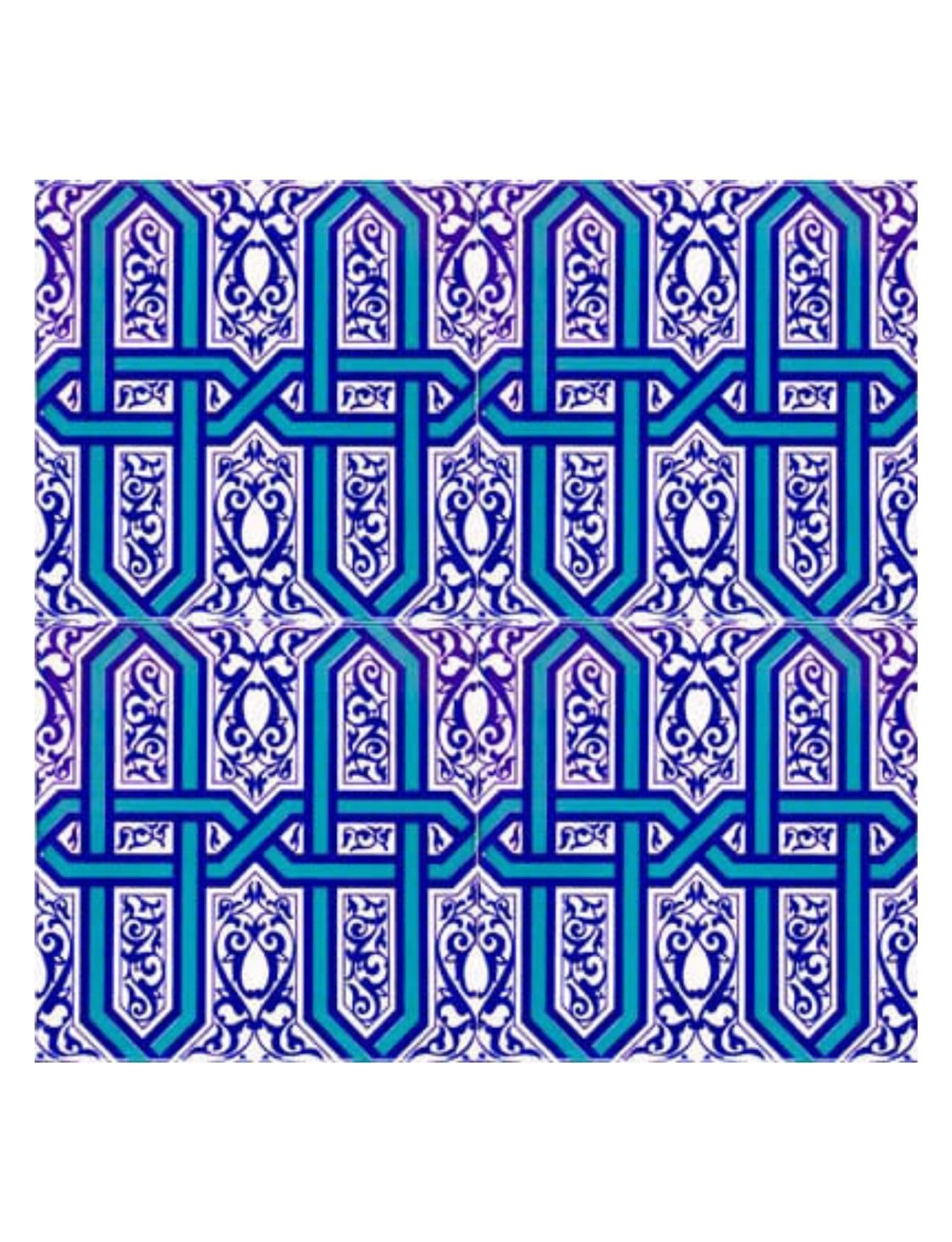 Çini Seramik Modelleri 20x20 - 22 - Kütahya Çini Desenleri 20x20