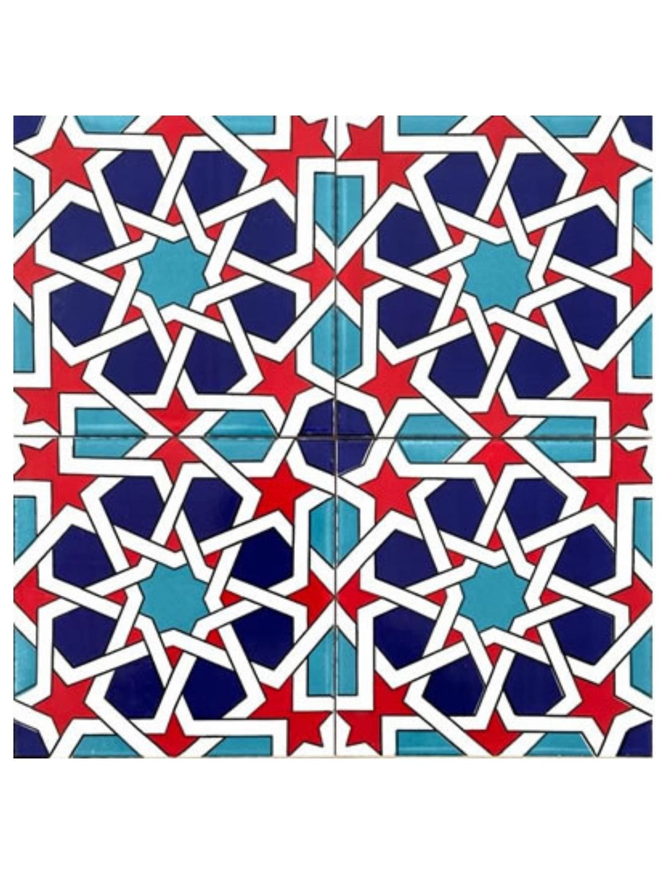 Çini Seramik Modelleri 20x20 - 23 - Selçuklu Çini Desenli Karo