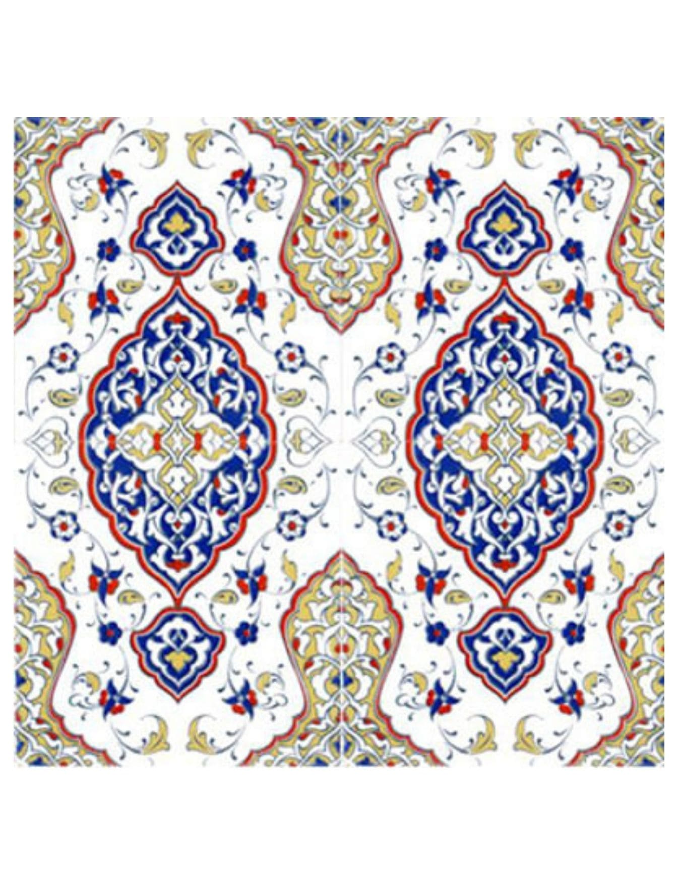 Çini Seramik Modelleri 20x20 - 26 - Cami Seramik Fiyatları Çeşitleri