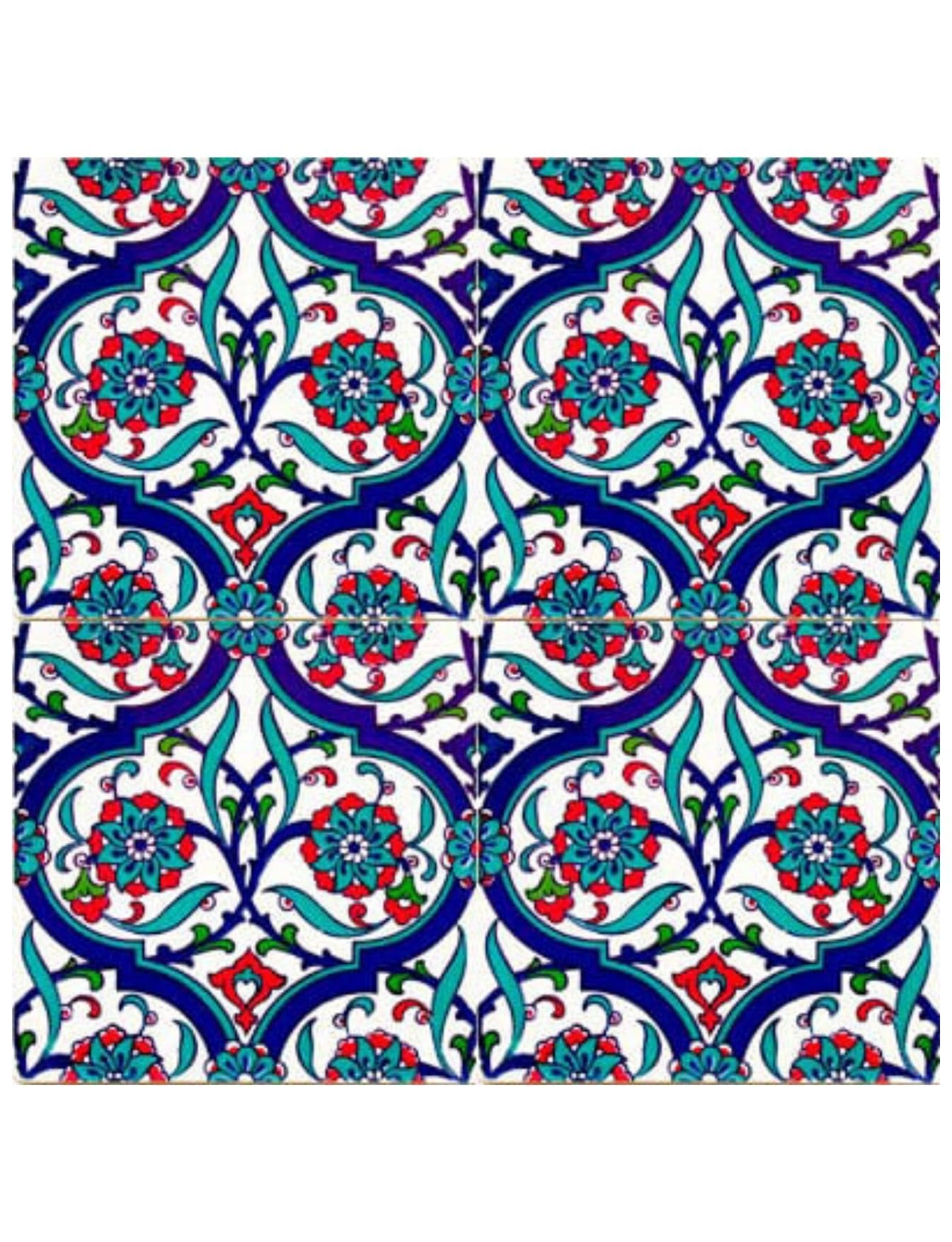Çini Seramik Modelleri 20x20 - 28 - Mimari Otel Dekorasyon Çini Seramik Modelleri