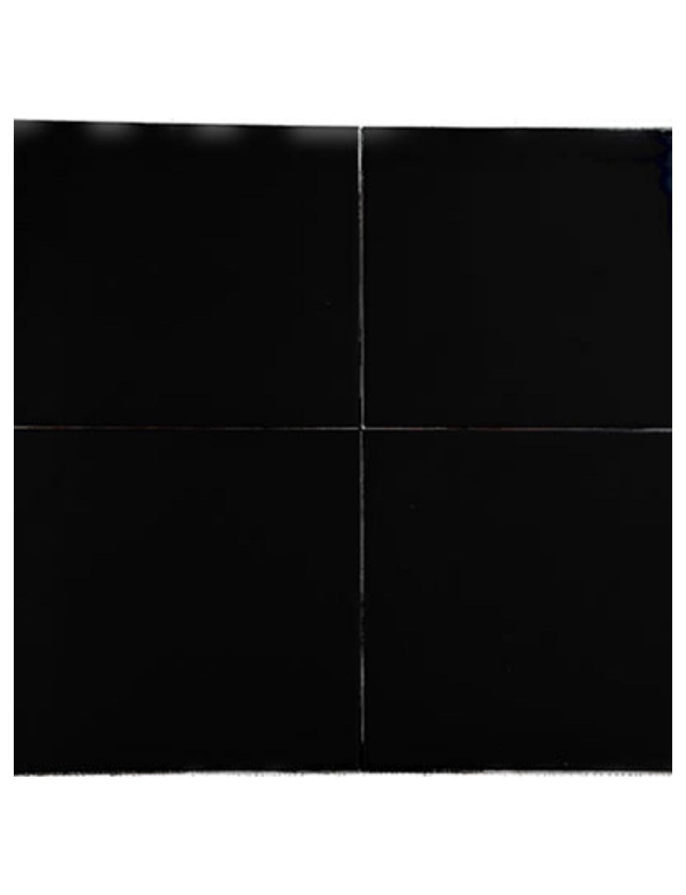Çini Seramik Modelleri 20x20 - 03 - Siyah Çini Seramik Kütahya