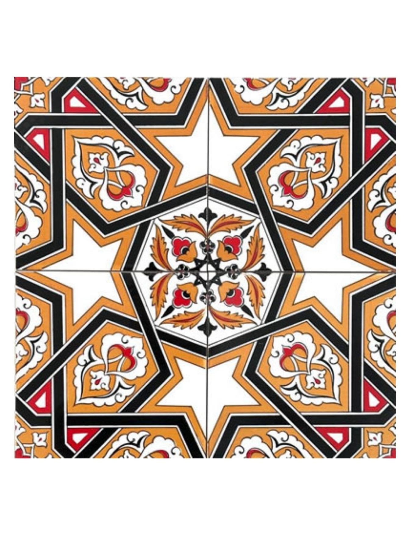 Çini Seramik Modelleri 20x20 - 32 - Cami Duvar Çini Kaplama Uygulamaları