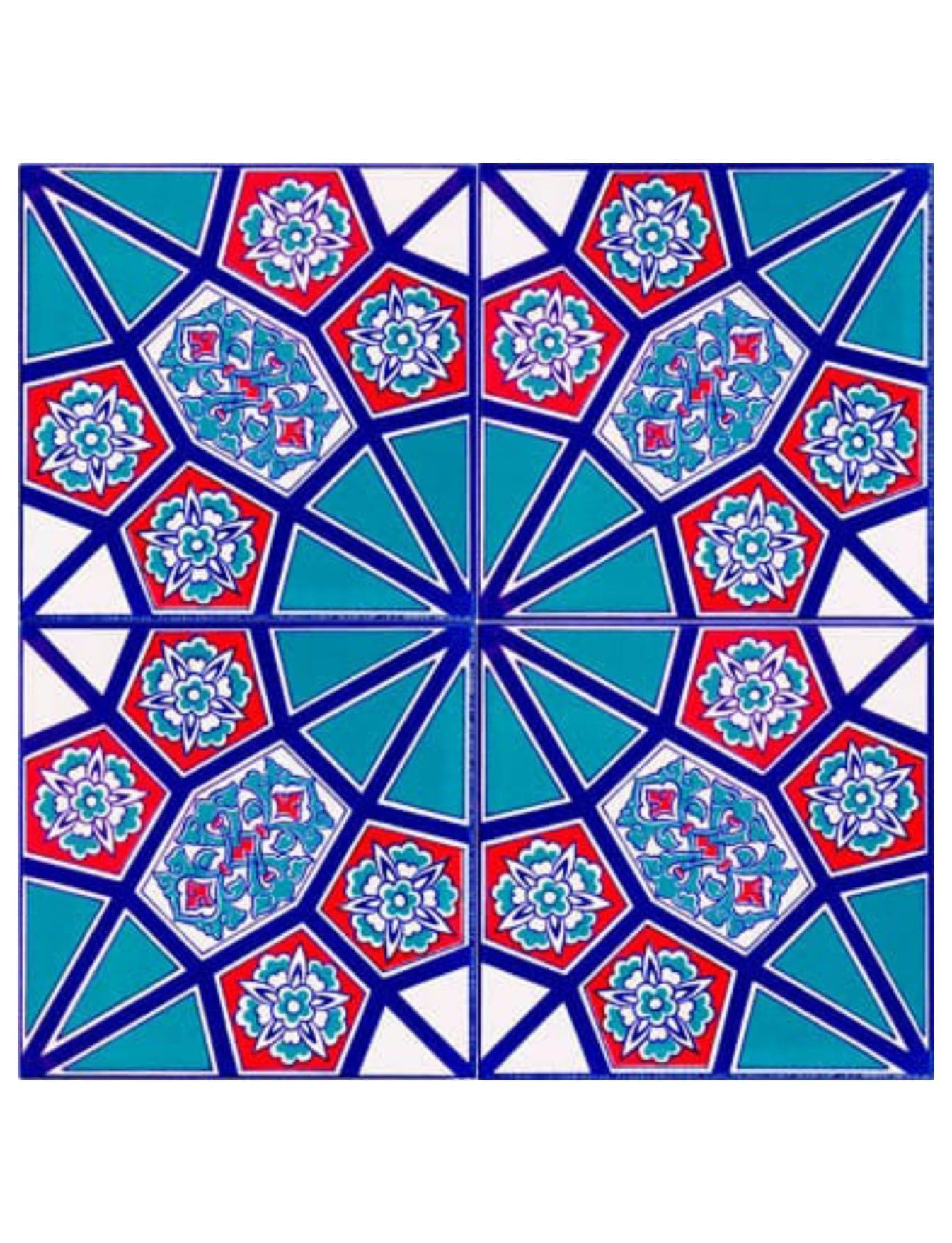 Çini Seramik Modelleri 20x20 - 33 - Camil Süsleme Çini Karoları