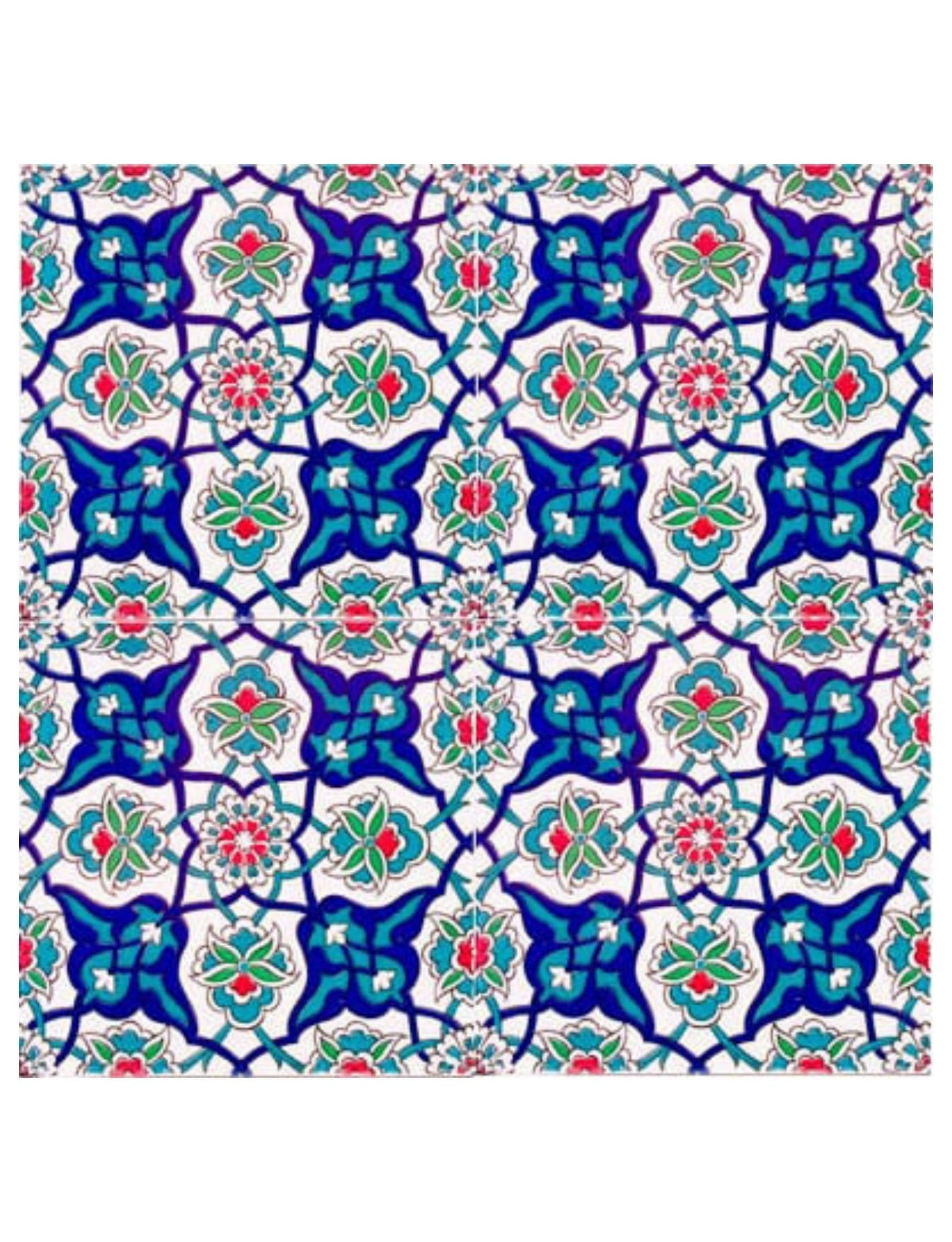 Çini Seramik Modelleri 20x20 - 39 - Cami Çinileri Çeşitleri
