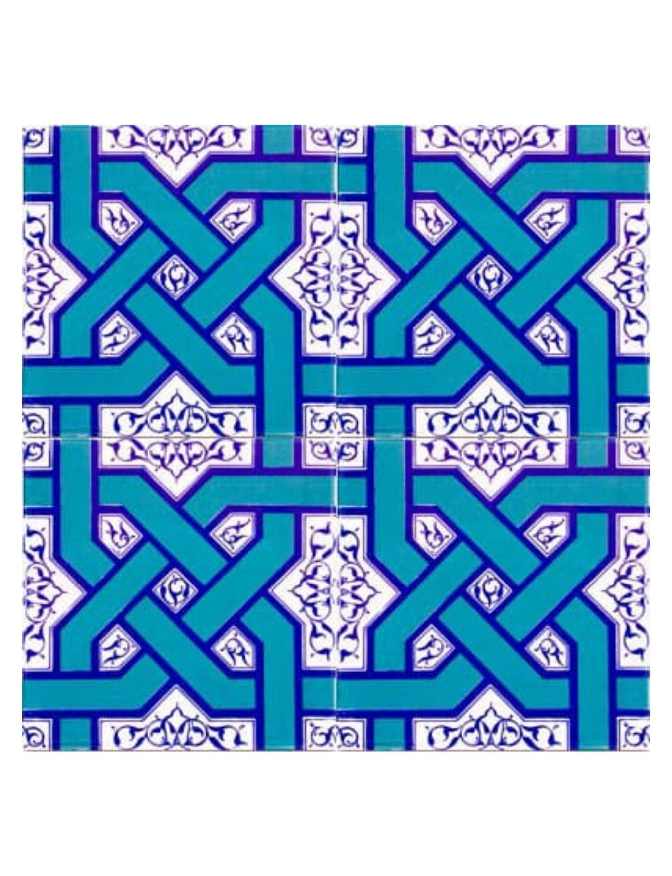 Çini Seramik Modelleri 20x20 - 41 - Bursa Yeşil Türbe Çini Çeşitleri