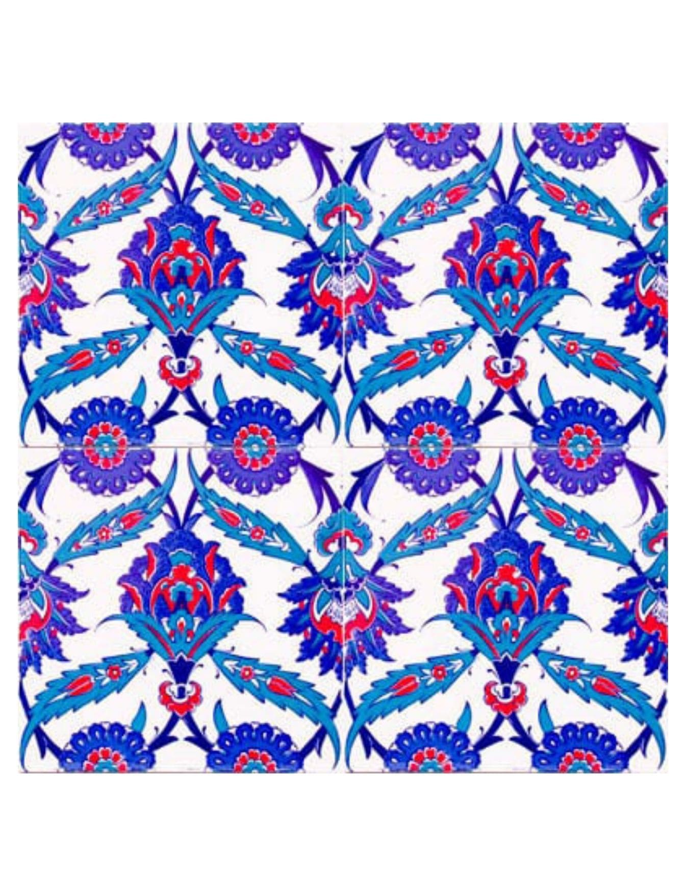 Çini Seramik Modelleri 20x20 - 51 - Cami Donanımları Çini Çeşitleri