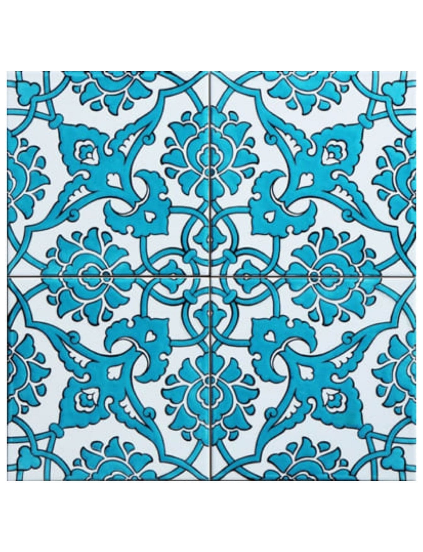 Çini Seramik Modelleri 20x20 - 62 - Hamam Tasarım Çinileri