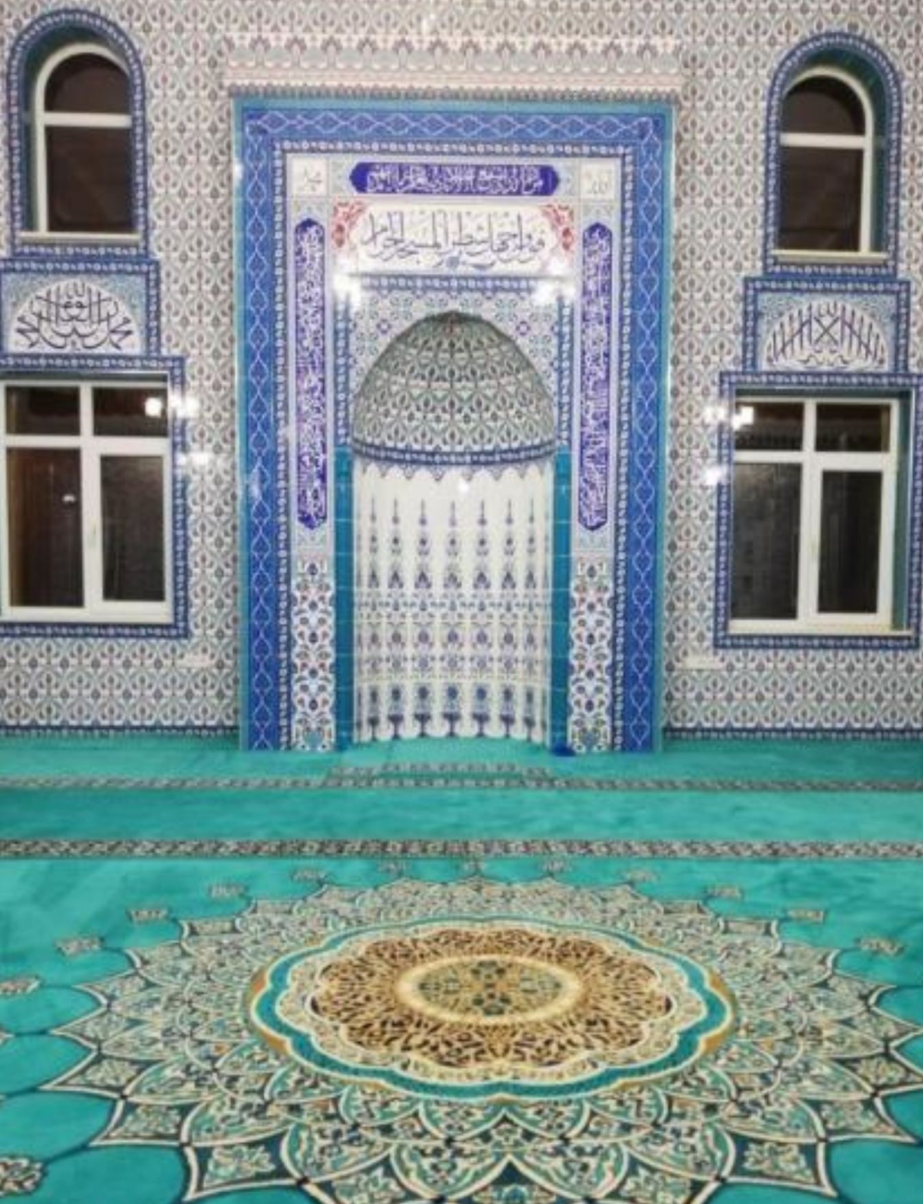 Cami Mihrap Modelleri - 18 - Cami Çini Ustası Mihrap Tasarımları