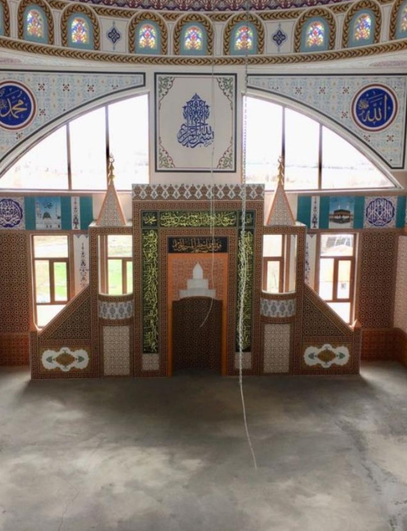 Cami Mihrap Minber Kürsü Müezzinlik - 04 - Kabe Modeli Mihrap Minber Kürsü Fiyatları