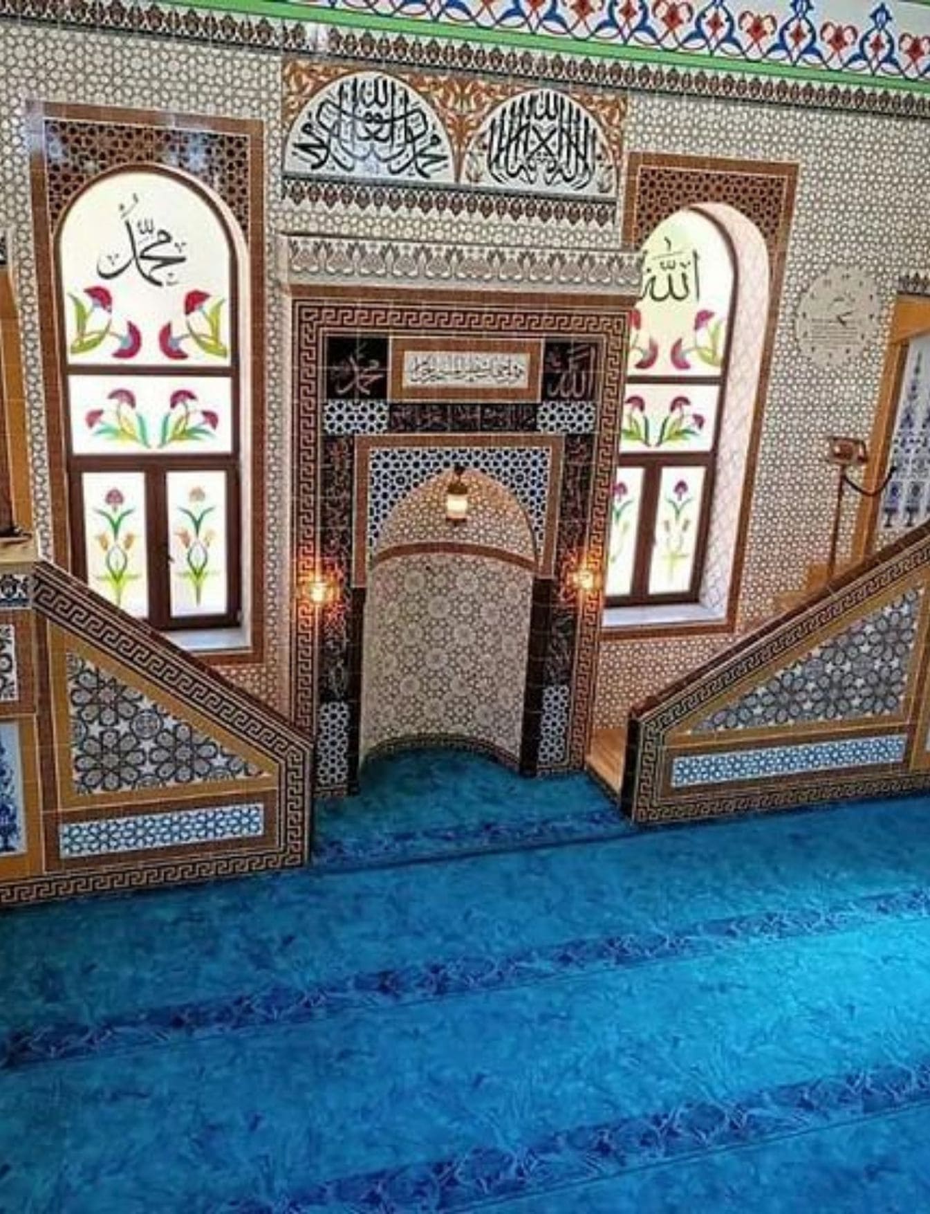 Cami Mihrap Minber Kürsü Müezzinlik - 07 - Cami Mihrap Minber Kürsü Modelleri Çeşitleri