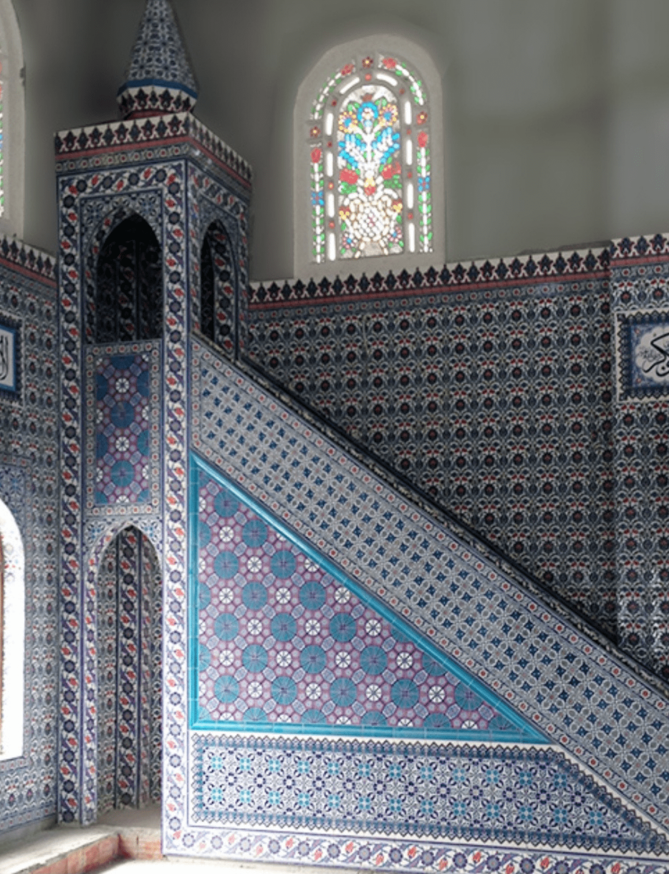 Cami Minber Modelleri - 10 - Kütahya Çini Tasarım Cami Minberi
