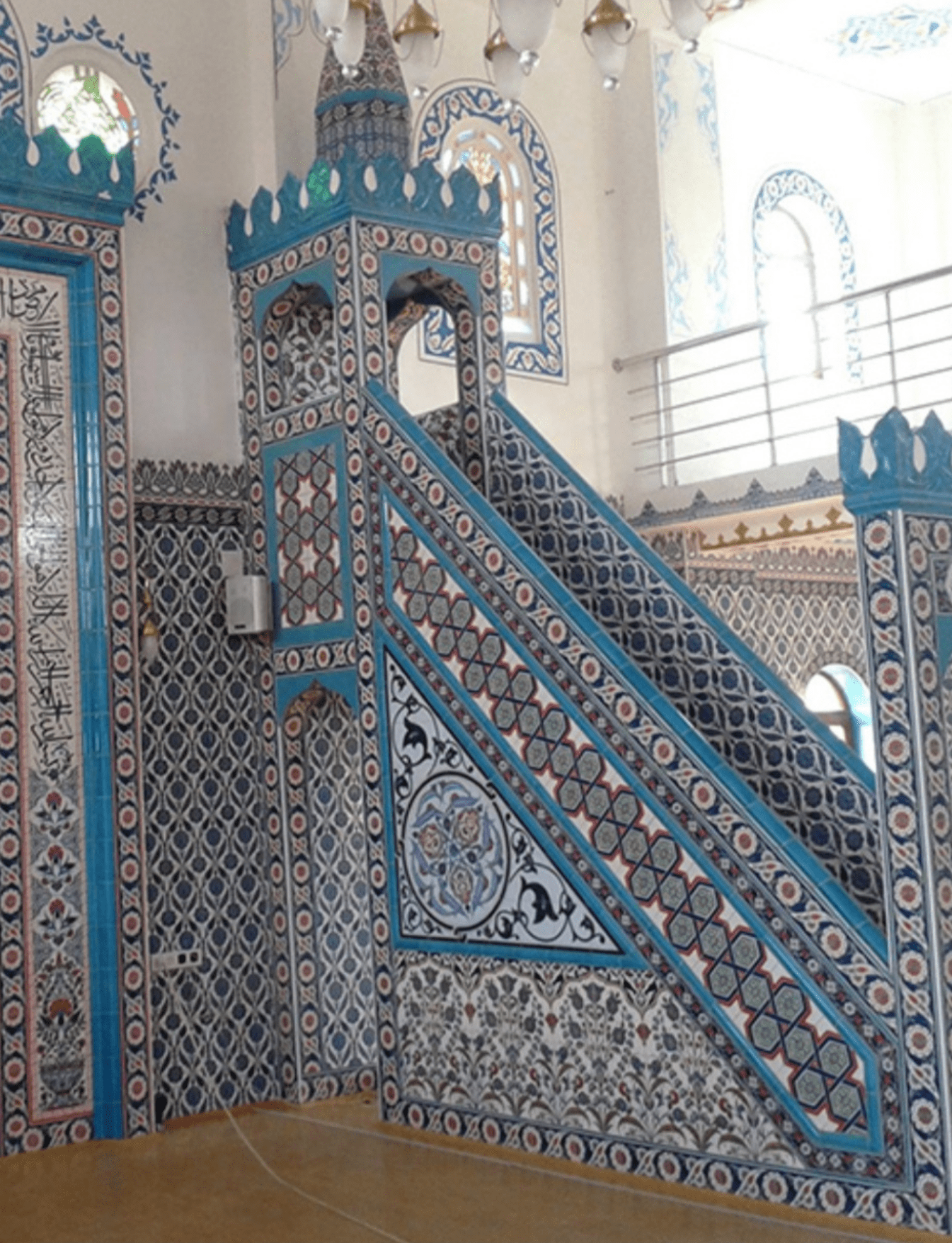 Cami Minber Modelleri - 15 - Mescit Minber Ustası