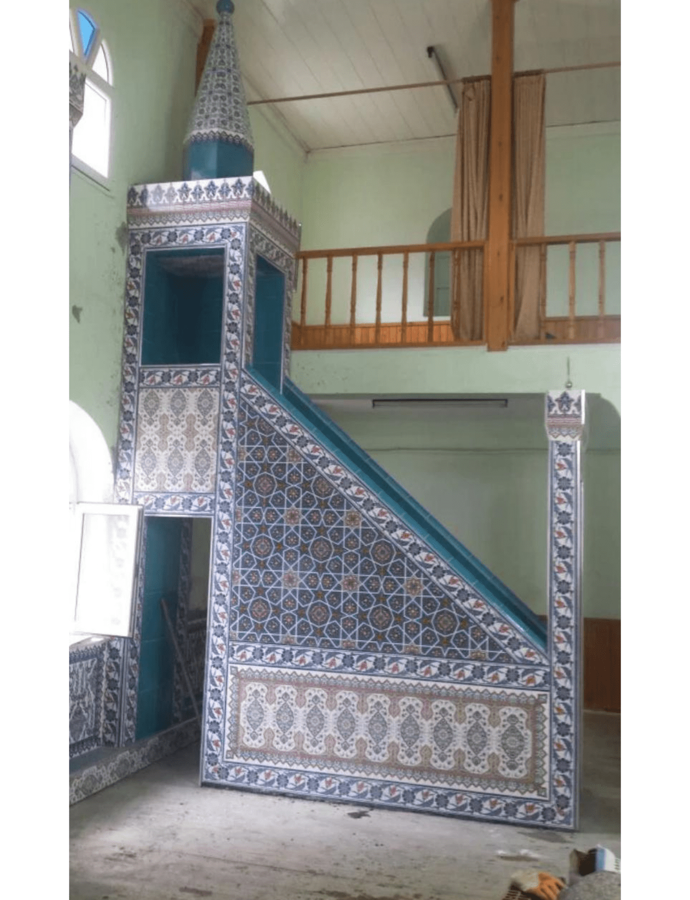Cami Minber Modelleri - 22 - Minber Çini Çeşitleri