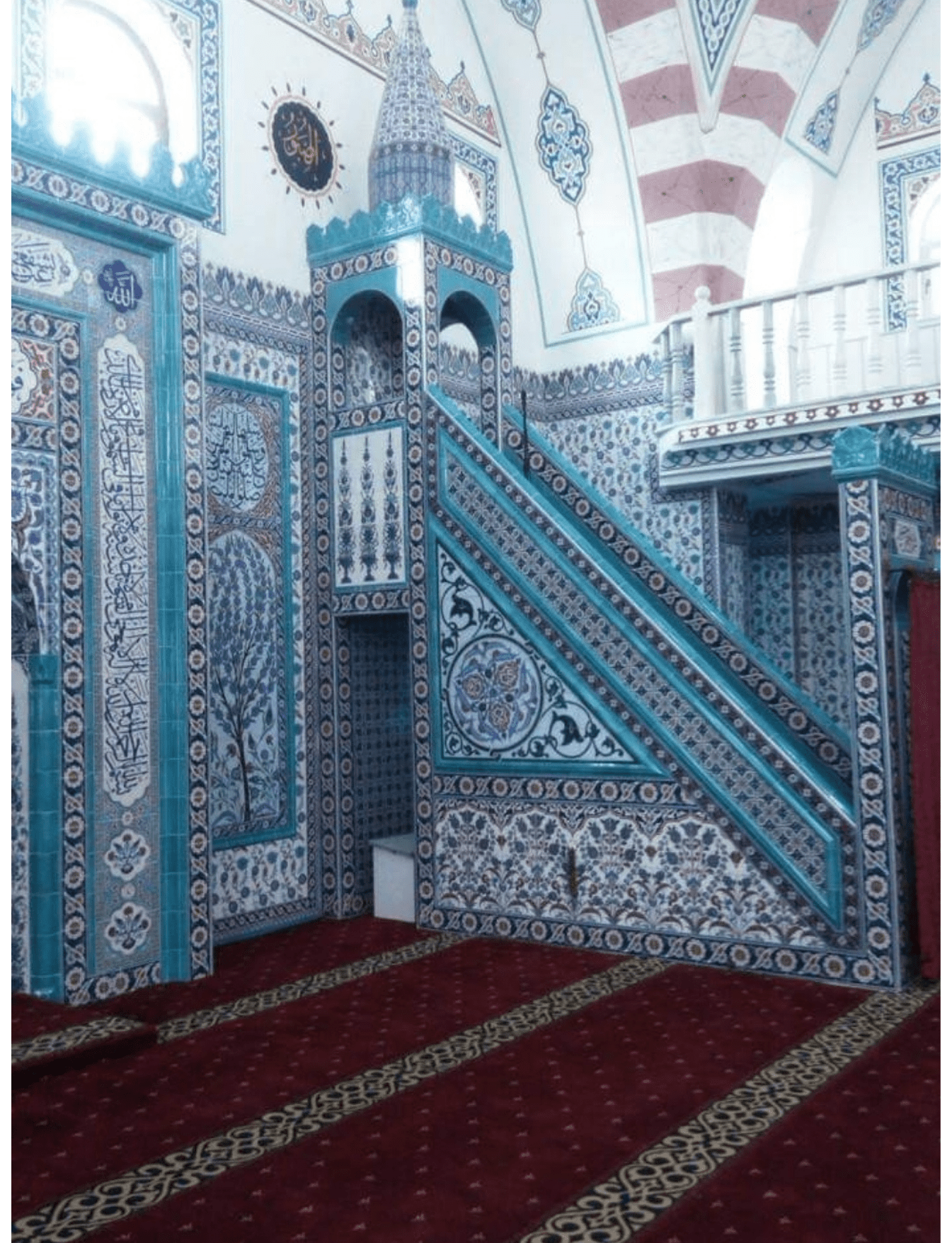 Cami Minber Modelleri - 03 - Kütahya Çini Dekorasyon Cami Minber Çeşitleri