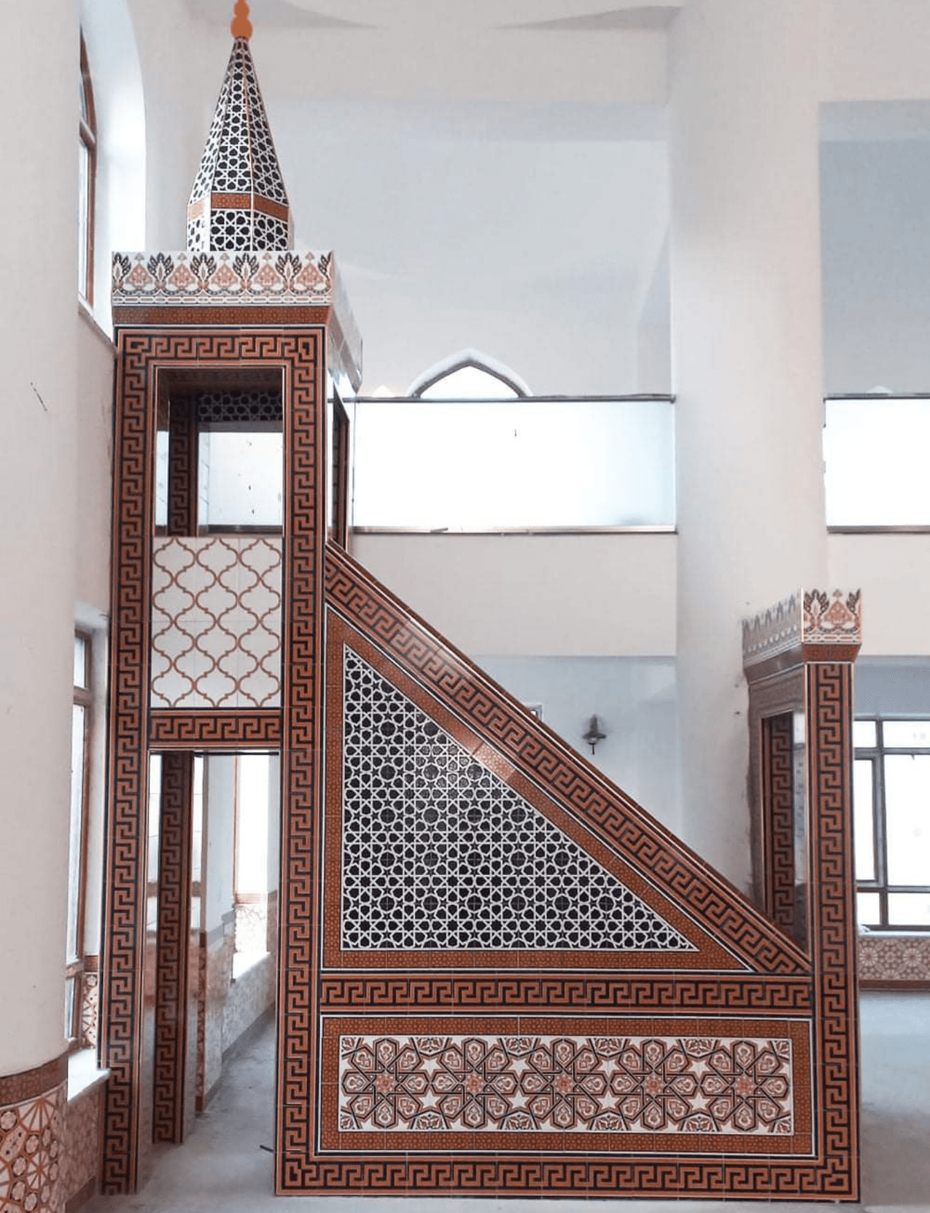 Cami Minber Modelleri - 51 - Çinili Cami Minber Modelleri