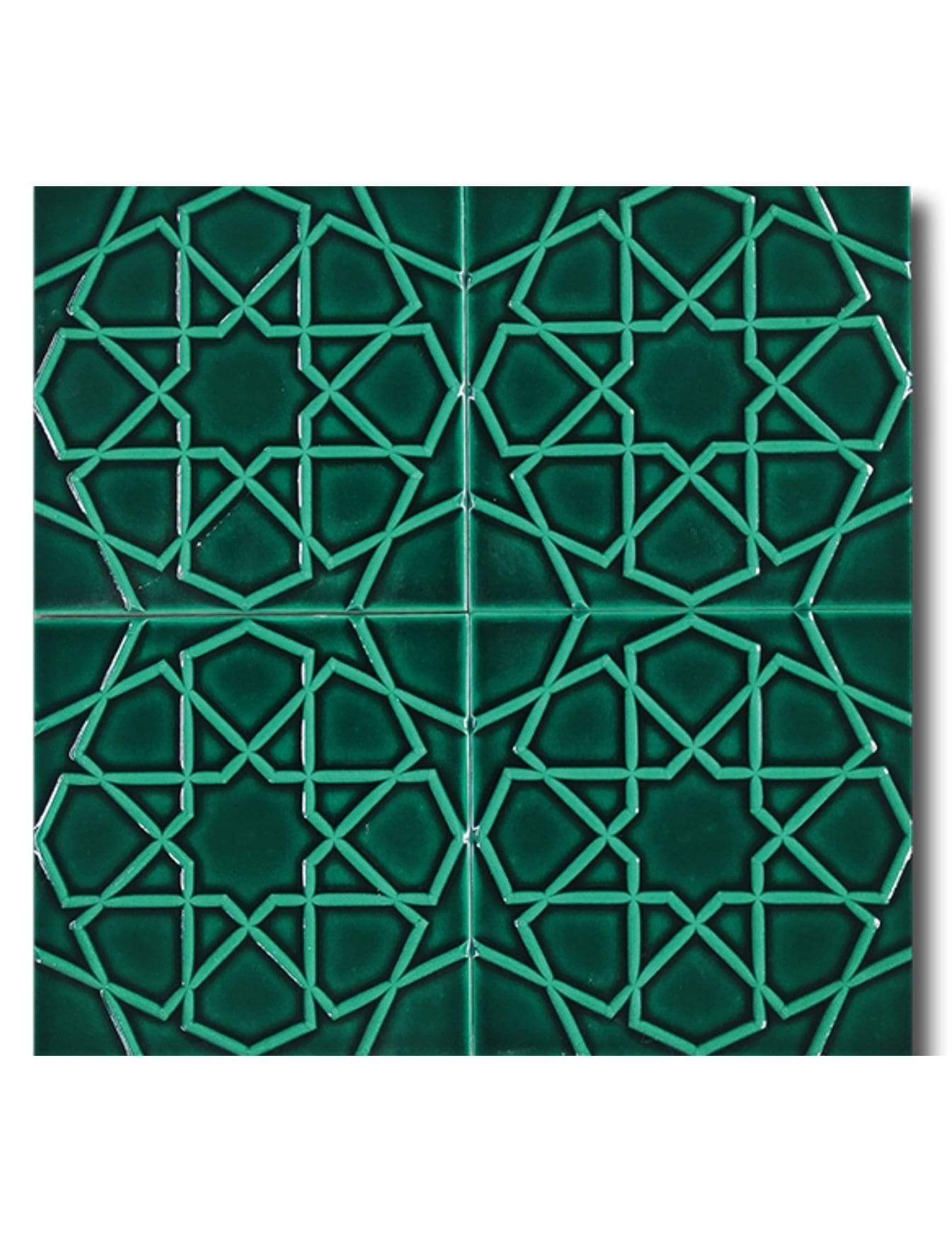 Hamam Çini Seramik Modelleri 20x20 - 07 - Zümrüt Yeşil Hamam Çini Çeşitleri